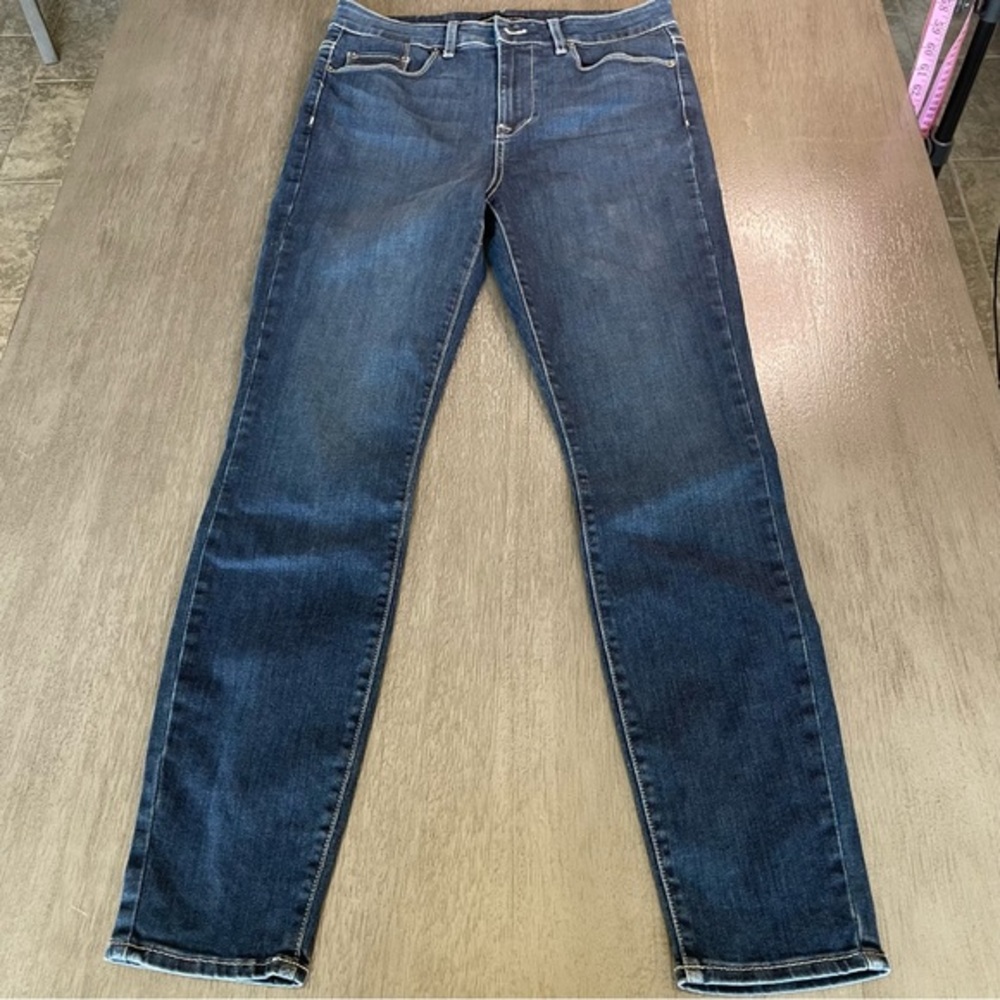 💛 NWT Modern American Dark Blue Soho Ankle Skinny Jeans - Picture 2 of 13